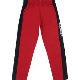 DYCA Boys Red & Black Colorblocked Cotton Track Pants-33