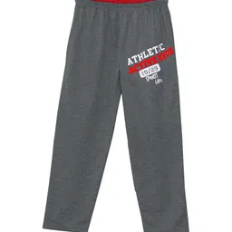Fashionable Boys Charcoal Grey Pure Cotton Track Pants-image-66