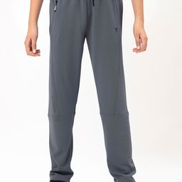 Technosport Boys SS'24 Slim Fit Mid-Rise Antimicrobial Track Pants-image-43