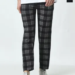 BAESD Pack Of 2 Checked Dry-Fit Track Pants-44
