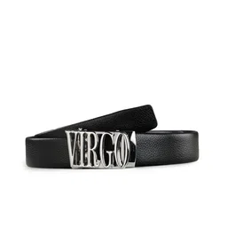 Kastner Men Black Solid Virgo Buckle Belt-image-45