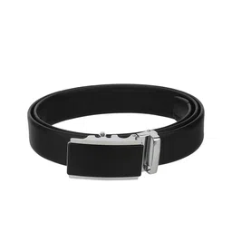 Kastner Men Black & Silver-Toned Solid Belt-image-20