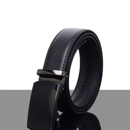 Kastner Men Black Solid Belt With Automatic Buckle-image-63