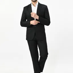 TrulyFeb Slim Fit Single Breasted Two Piece Party Suit-picture-5