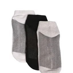 MUTAQINOTI Men Pack of 3 Assorted Ankle Length Antimicrobial Socks-image-73