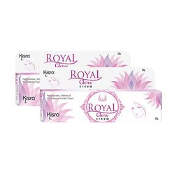 KISRA Set Of 2 Skin Hydrating and Glowing Look Royal Glow Creams-15gm each-5