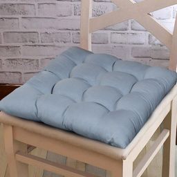 Kuber Industries Grey 2 Pieces Microfiber Cotton Chair Pads-56