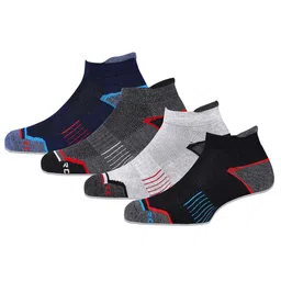 RC. ROYAL CLASS Men Pack Of 4 Patterned Ankle-Length Cotton Socks-3