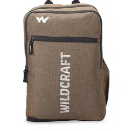 Wildcraft Unisex Khaki & White Brand Logo Backpack-5