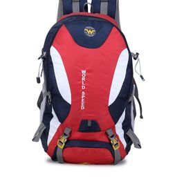 WORLD SPEED Unisex Red Backpacks-53