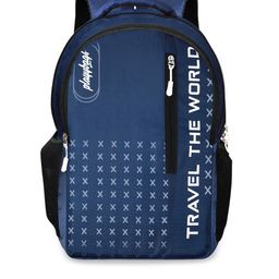 PLAYYBAGS Unisex Blue & White Backpack-image-82