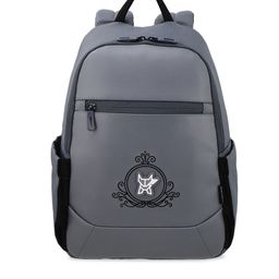Arctic Fox Unisex Grey Backpacks-49