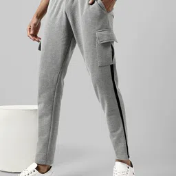 Campus Sutra Men Regular Fit Cotton Track Pants-image-30