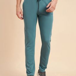 Sweet Dreams Men Teal blue Mid-Rise Track Pants-image-4