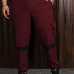 bigbanana Men Plus Size Mid Rise Dry Fit Joggers-image-79