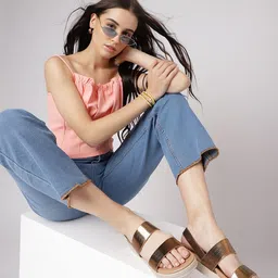 Marc Loire Textured Flatform Heels With Backstrap-22