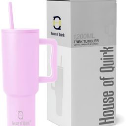 HOUSE OF QUIRK Pink Double Wall Vacuum Stainless Steel Sipper Water Bottle 1.2 L-picture-29