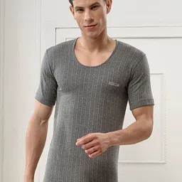 INFERNO Men Striped Cotton Round Neck Thermal Tops-picture-7