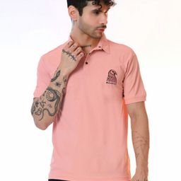 STARFOX Graphic Printed Polo Collar Short Sleeves T-shirt-image-60