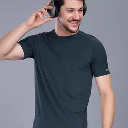SPORT SUN Self Design Round Neck Sports Tshirt-image-23