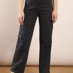 FIREAGE Women Vegas Straight Fit High-Rise Stretchable Jeans-image-57