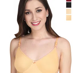 Liigne Women Pack Of 4 Full Coverage Lightly Padded Bras-image-57