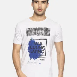 Masculino Latino Men Bio Finish Typography Printed Round Neck Cotton Slim Fit T-shirt-picture-28