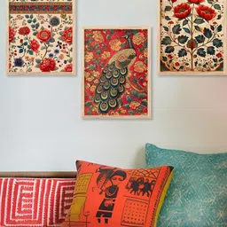 Floral Wall Art With Frame Home Decor Wall Painting For Living Room Office Bedroom-image-86