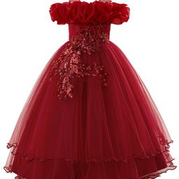 StyleCast x Revolte Applique Net Maxi Dress-image-28