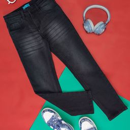 YU by Pantaloons Boys Slim Fit Light Fade Stretchable Jeans-27
