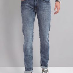 AD By Arvind Men Skinny Fit Heavy Fade Stretchable Jeans-image-86