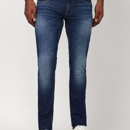 Peter England Casuals Men Skinny Fit Heavy Fade Jeans-picture-43