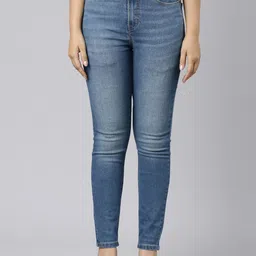 Go Colors Women Skinny Fit Heavy Fade Jeans-image-37