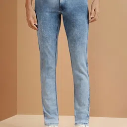 Allen Solly Men Clean Look Heavy Fade Light Shade Non Stretchable Skinny Fit  Jeans-image-68