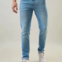 TIM PARIS Men Tapered Fit Light Fade Jeans-image-83