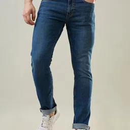 TIM PARIS Men Tapered Fit Light Fade Jeans-image-75