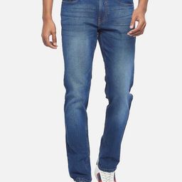 People Men Blue Skinny Fit Light Fade Jeans-image-89