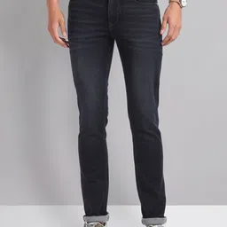 AD By Arvind Men Skinny Fit Mid-Rise Clean Look Light Fade Jeans-image-27