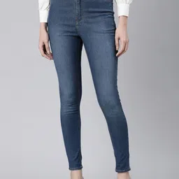 Go Colors Women Skinny Fit Light Fade Jeans-image-94