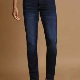 Allen Solly Men Skinny Fit Light Fade Washed Clean Look Stretchable Jeans-image-4