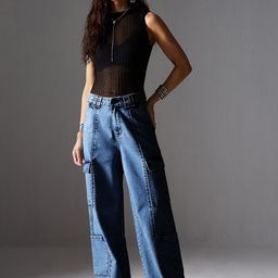 Miss Chase Women Wide Leg High-Rise Heavy Fade Jeans-image-80