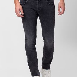 SPYKAR Men Slim Fit Low-Rise Light Fade Cotton Jeans-image-99