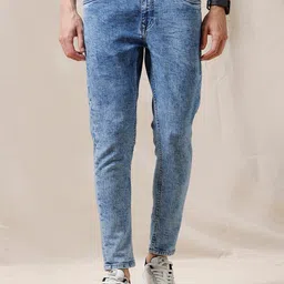 WROGN Men Slim Fit Heavy Fade Cotton Jeans-image-34
