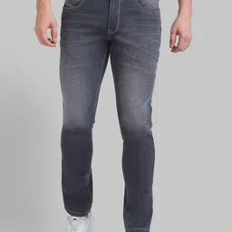 Parx Men Grey Skinny Fit Low Distress Heavy Fade Jeans-image-24