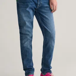 GANT Boys Slim Fit Light Fade Clean Look Jeans-image-6