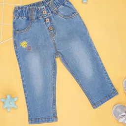 Pantaloons Baby Girls Mid-Rise Light Fade Jeans-image-34