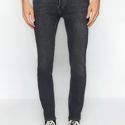Trendyol Men Mid-Rise Clean Look Regular Fit Stretchable Casual Jeans-74