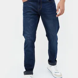 Fame Forever by Lifestyle Men Tapered Fit Low Distress Light Fade Jeans-picture-48