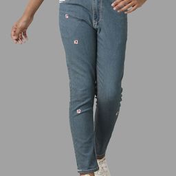 UNDER FOURTEEN ONLY Girls Skinny Fit Clean Look Light Fade Jeans-image-86