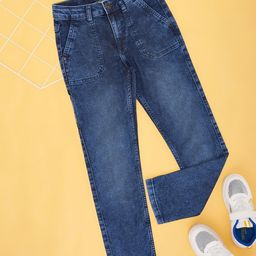 Pantaloons Junior Boys Mid-Rise Cotton Light Fade Jeans-picture-38